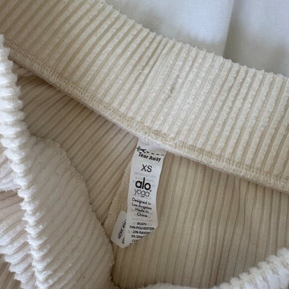 Cream ALO Sweatsuit, XS - Picture 2 of 3